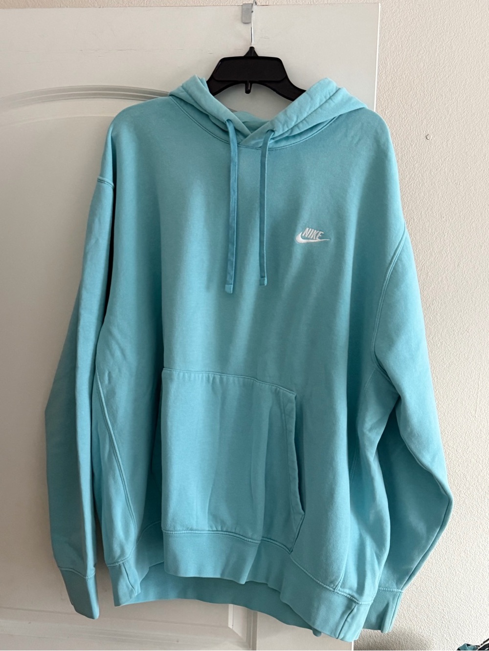 Nike Teal Pullover Hoodie with White Logo